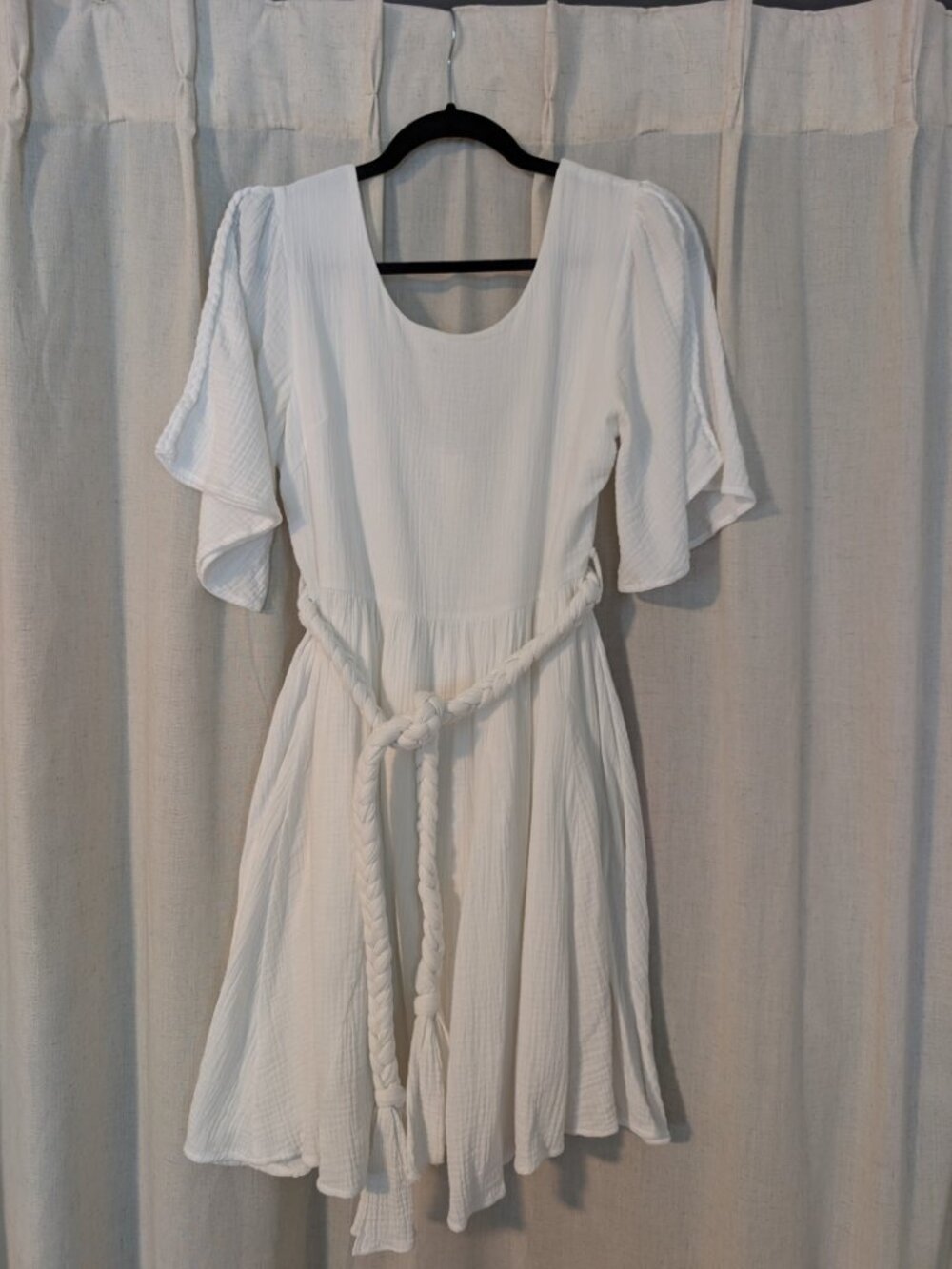 Girl and the Sun Moira Mini Dress in White
